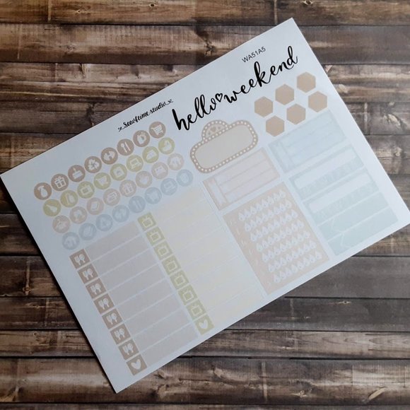Planner Sticker Kit American Honey, Erin Condren ECLP, Weekly Spread, KI… - Picture 5 of 7